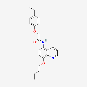 N-(8-butoxyquinolin-5-yl)-2-(4-ethylphenoxy)acetamide