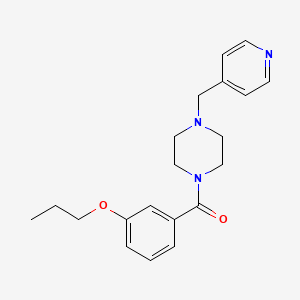 (3-Propoxyphenyl)[4-(pyridin-4-ylmethyl)piperazin-1-yl]methanone