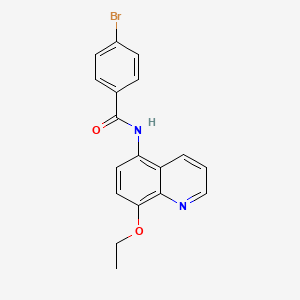 4-bromo-N-(8-ethoxyquinolin-5-yl)benzamide