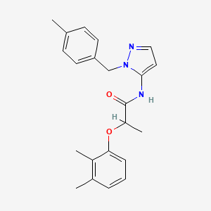 2-(2,3-dimethylphenoxy)-N-[1-(4-methylbenzyl)-1H-pyrazol-5-yl]propanamide