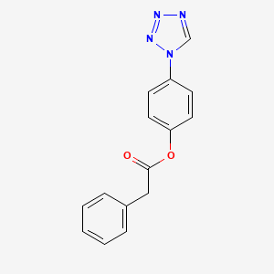 4-(1H-tetrazol-1-yl)phenyl phenylacetate