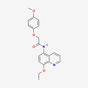 N-(8-ethoxyquinolin-5-yl)-2-(4-methoxyphenoxy)acetamide