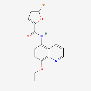 5-bromo-N-(8-ethoxyquinolin-5-yl)furan-2-carboxamide