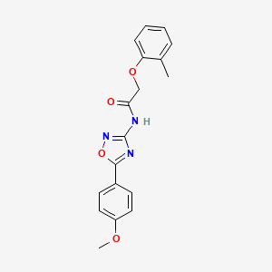 N-[5-(4-methoxyphenyl)-1,2,4-oxadiazol-3-yl]-2-(2-methylphenoxy)acetamide