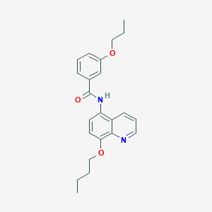 N-(8-butoxyquinolin-5-yl)-3-propoxybenzamide