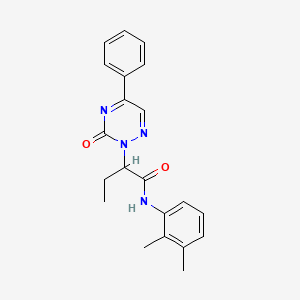 N-(2,3-dimethylphenyl)-2-(3-oxo-5-phenyl-1,2,4-triazin-2(3H)-yl)butanamide