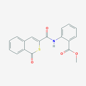 methyl 2-{[(1-oxo-1H-isothiochromen-3-yl)carbonyl]amino}benzoate