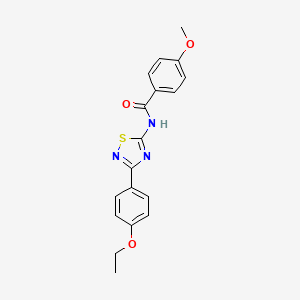 N-[3-(4-ethoxyphenyl)-1,2,4-thiadiazol-5-yl]-4-methoxybenzamide