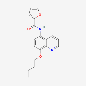 N-(8-butoxyquinolin-5-yl)furan-2-carboxamide