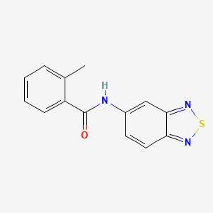 N-(2,1,3-benzothiadiazol-5-yl)-2-methylbenzamide