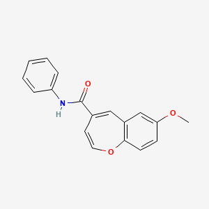 7-methoxy-N-phenyl-1-benzoxepine-4-carboxamide