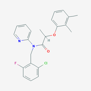 N-(2-chloro-6-fluorobenzyl)-2-(2,3-dimethylphenoxy)-N-(pyridin-2-yl)propanamide