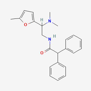 N-[2-(dimethylamino)-2-(5-methylfuran-2-yl)ethyl]-2,2-diphenylacetamide