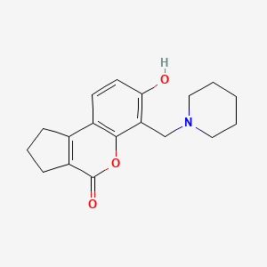 7-hydroxy-6-(piperidin-1-ylmethyl)-2,3-dihydrocyclopenta[c]chromen-4(1H)-one