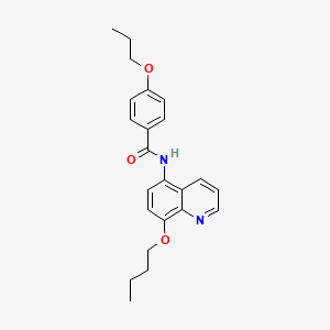 N-(8-butoxyquinolin-5-yl)-4-propoxybenzamide