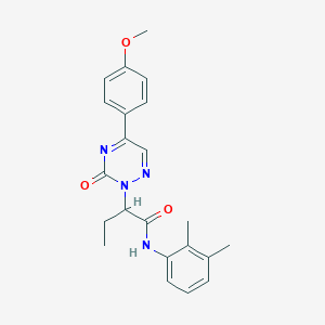 N-(2,3-dimethylphenyl)-2-[5-(4-methoxyphenyl)-3-oxo-1,2,4-triazin-2(3H)-yl]butanamide