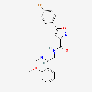 5-(4-bromophenyl)-N-[2-(dimethylamino)-2-(2-methoxyphenyl)ethyl]-1,2-oxazole-3-carboxamide