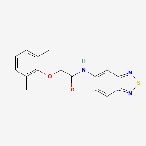 N-(2,1,3-benzothiadiazol-5-yl)-2-(2,6-dimethylphenoxy)acetamide