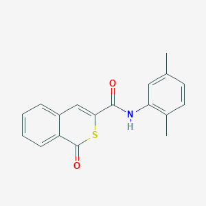 N-(2,5-dimethylphenyl)-1-oxo-1H-isothiochromene-3-carboxamide