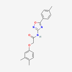 2-(3,4-dimethylphenoxy)-N-[5-(4-methylphenyl)-1,2,4-oxadiazol-3-yl]acetamide