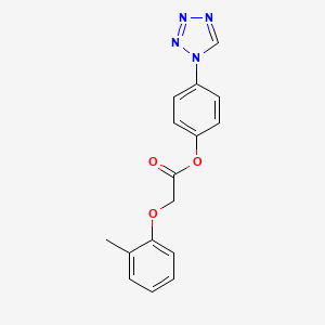 4-(1H-tetrazol-1-yl)phenyl (2-methylphenoxy)acetate