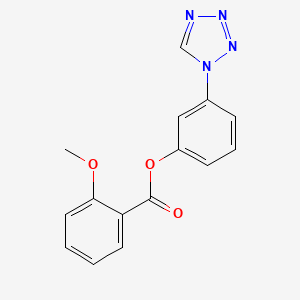 3-(1H-tetrazol-1-yl)phenyl 2-methoxybenzoate