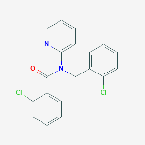 2-chloro-N-(2-chlorobenzyl)-N-(pyridin-2-yl)benzamide