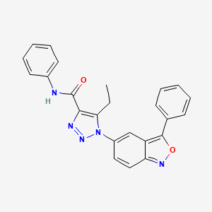 5-ethyl-N-phenyl-1-(3-phenyl-2,1-benzoxazol-5-yl)-1H-1,2,3-triazole-4-carboxamide