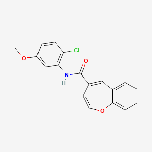 N-(2-chloro-5-methoxyphenyl)-1-benzoxepine-4-carboxamide