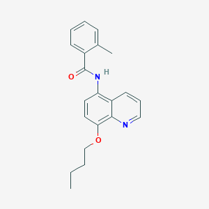 N-(8-butoxyquinolin-5-yl)-2-methylbenzamide