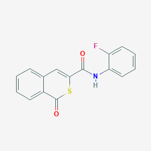 N-(2-fluorophenyl)-1-oxo-1H-isothiochromene-3-carboxamide