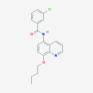 N-(8-butoxyquinolin-5-yl)-3-chlorobenzamide