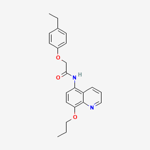 2-(4-ethylphenoxy)-N-(8-propoxyquinolin-5-yl)acetamide