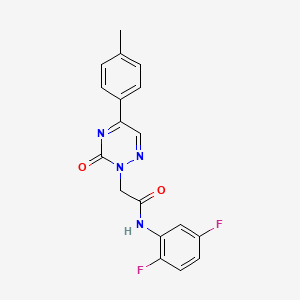 N-(2,5-difluorophenyl)-2-[5-(4-methylphenyl)-3-oxo-1,2,4-triazin-2(3H)-yl]acetamide