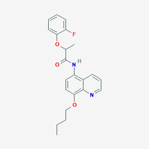 N-(8-butoxyquinolin-5-yl)-2-(2-fluorophenoxy)propanamide