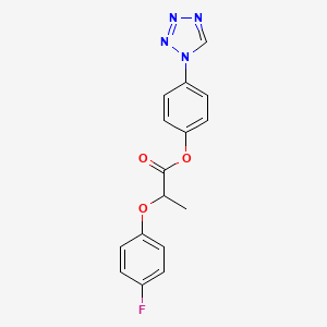 4-(1H-tetrazol-1-yl)phenyl 2-(4-fluorophenoxy)propanoate