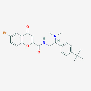 6-bromo-N-[2-(4-tert-butylphenyl)-2-(dimethylamino)ethyl]-4-oxo-4H-chromene-2-carboxamide