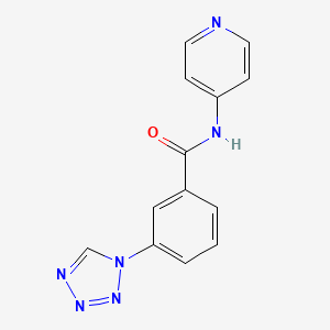 N-(pyridin-4-yl)-3-(1H-tetrazol-1-yl)benzamide