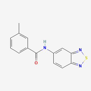 N-(2,1,3-benzothiadiazol-5-yl)-3-methylbenzamide