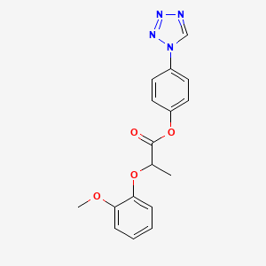 4-(1H-tetrazol-1-yl)phenyl 2-(2-methoxyphenoxy)propanoate