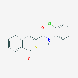 molecular formula C16H10ClNO2S B11320011 N-(2-chlorophenyl)-1-oxo-1H-isothiochromene-3-carboxamide 