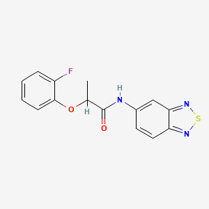 N-(2,1,3-benzothiadiazol-5-yl)-2-(2-fluorophenoxy)propanamide