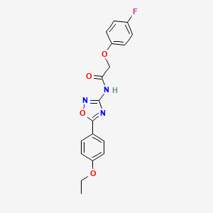 N-[5-(4-ethoxyphenyl)-1,2,4-oxadiazol-3-yl]-2-(4-fluorophenoxy)acetamide