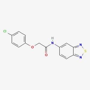 N-(2,1,3-benzothiadiazol-5-yl)-2-(4-chlorophenoxy)acetamide