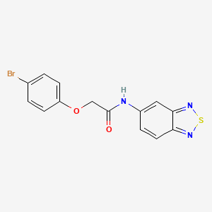 N-(2,1,3-benzothiadiazol-5-yl)-2-(4-bromophenoxy)acetamide