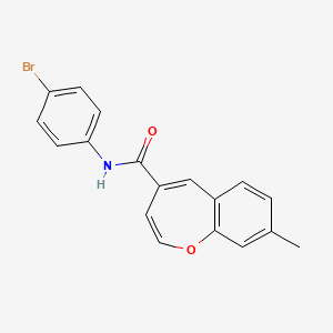 N-(4-bromophenyl)-8-methyl-1-benzoxepine-4-carboxamide