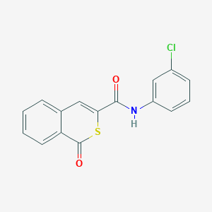 N-(3-chlorophenyl)-1-oxo-1H-isothiochromene-3-carboxamide