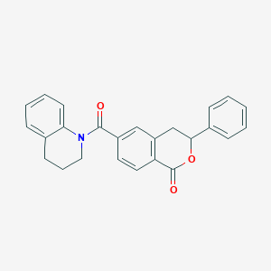 6-(3,4-dihydroquinolin-1(2H)-ylcarbonyl)-3-phenyl-3,4-dihydro-1H-isochromen-1-one