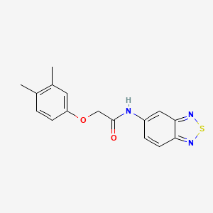 N-(2,1,3-benzothiadiazol-5-yl)-2-(3,4-dimethylphenoxy)acetamide