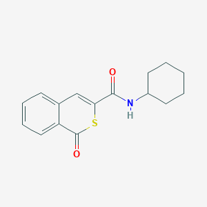 N-cyclohexyl-1-oxo-1H-isothiochromene-3-carboxamide